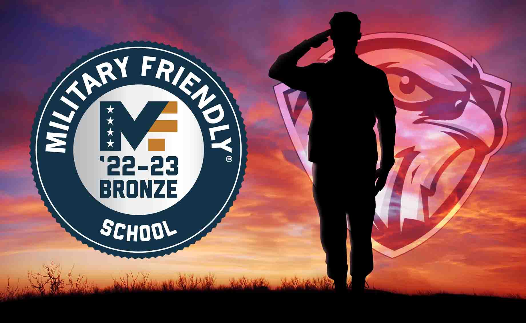 YCCC Earns 2022-2023 Military Friendly® School Designation