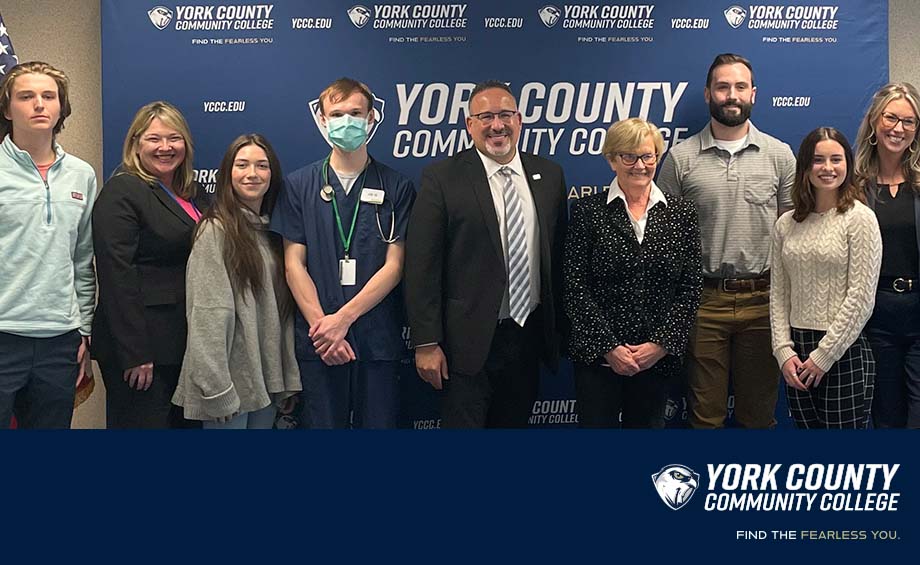 U.S. Secretary of Education Miguel Cardona, Congresswoman Chellie Pingree Visit YCCC